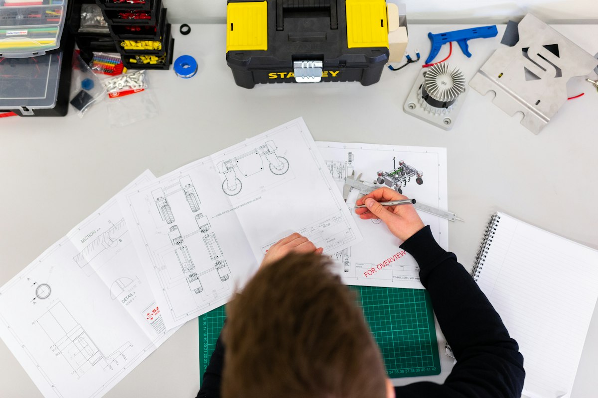 Mechanical technical drawings and tools